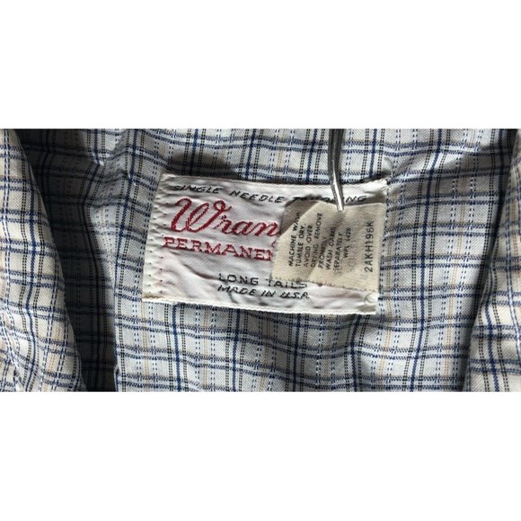 Wrangler Permanent Press Long Tails Single Needle Tailoring Long Sleeve XXL - Picture 5 of 13